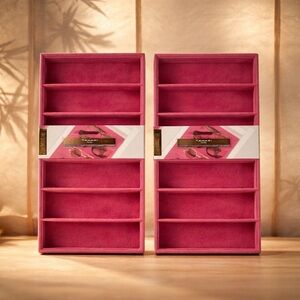 Tahari Fuchsia sunglasses & Jewelry Organizer - set of 2